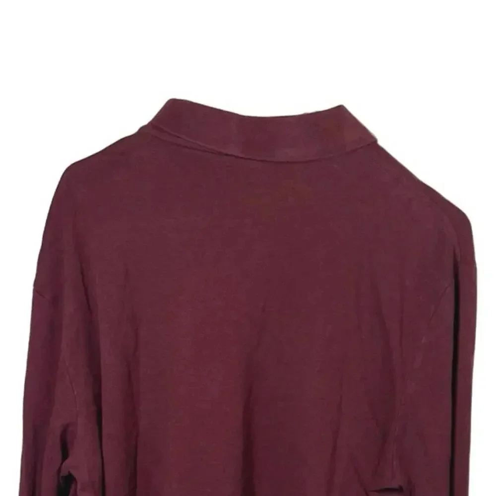 Polo Ralph Lauren, men’s long sleeve pony logo 1/4 button knit‎ polo shirt Large